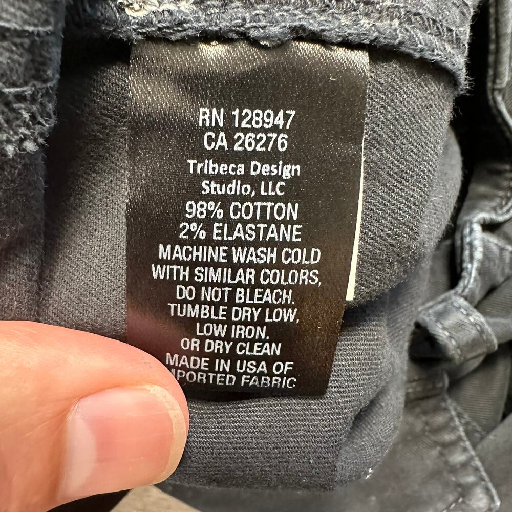 Nili Lotan Cropped French Military Pants Zip Jogger Ankle Carbon 8 - Picture 10 of 16